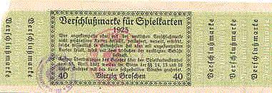 Tax stamp photo