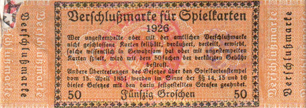 Tax stamp photo