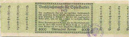 Tax stamp photo