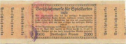 Tax stamp photo