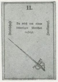 Single card
