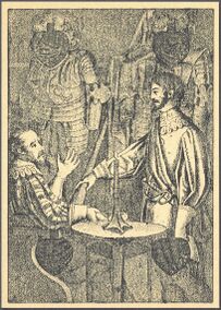 Spades-4 (French) Photo of the reproduction Card almanac for 1807 (facsimile Georg Olms, 1970)