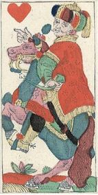 Hearts-Cavalier (Tarot)