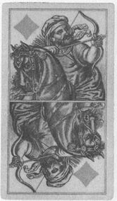 Diamonds-Cavalier (Tarot)