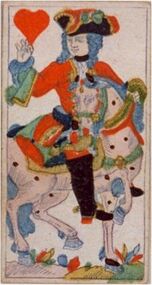 Hearts-Cavalier (Tarot)