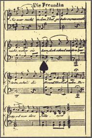 Spades-Ace (French) Photo of the reproduction Musical playing cards (facsimile Piatnik, 1981)