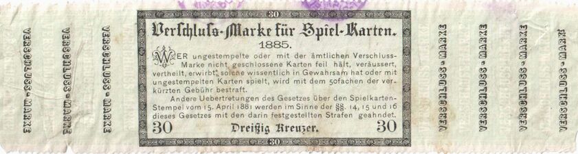 Tax stamp photo
