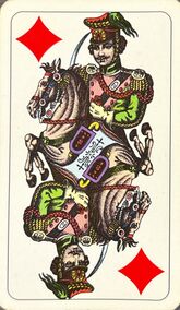 Diamonds-Cavalier (Tarot)