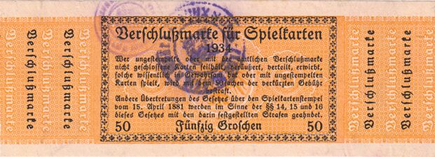 Tax stamp photo