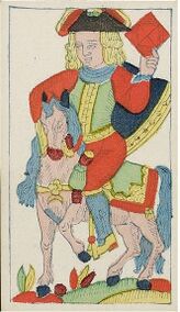 Diamonds-Cavalier (Tarot)