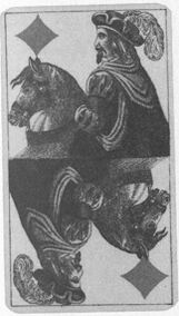 Diamonds-Cavalier (Tarot)