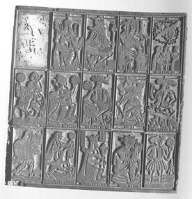 Druckstock FRA block 7 (Keller, Cary Collection)