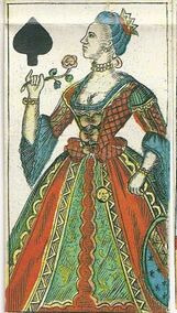 Spades-Queen (Tarot)