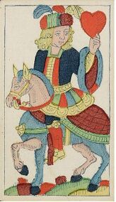 Hearts-Cavalier (Tarot)