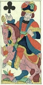 Clubs-Cavalier (Tarot)
