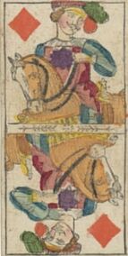 Diamonds-Cavalier (Tarot)