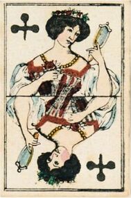 Clubs-Queen (French)