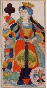 Clubs-Queen (Tarot)