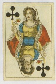 Clubs-Queen (French)