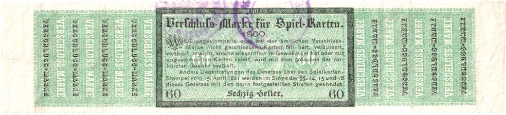 Tax stamp photo