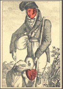 Hearts-2 (French) Photo of the reproduction Card almanac for 1807 (facsimile Georg Olms, 1970)