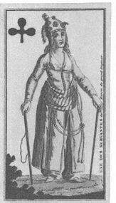 Clubs-Queen (Tarot)