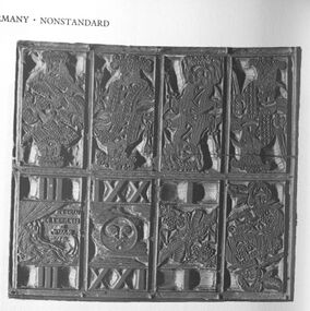 Druckstock GER block 9a (Keller, Cary Collection)