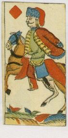 Diamonds-Cavalier (Tarot)