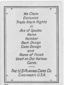 Single card