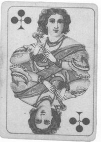 Clubs-Queen (French)