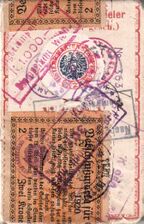 Tax stamp photo