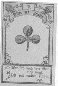 Single card
