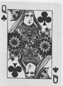 Clubs-Queen (French)