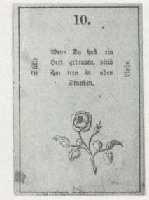 Single card