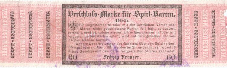 Tax stamp photo