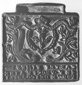 Druckstock FRA block 12 (Keller, Cary Collection)