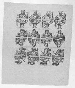 Druckbogen AUS sheet 61 (Keller, Cary Collection)