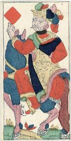 Diamonds-Cavalier (Tarot)
