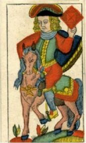 Diamonds-Cavalier (Tarot)