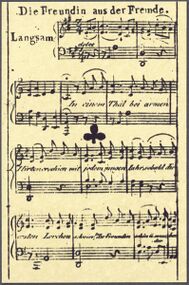 Clubs-Ace (French) Photo of the reproduction Musical playing cards (facsimile Piatnik, 1981)