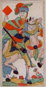 Diamonds-Cavalier (Tarot)