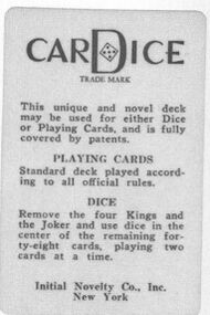 Single card