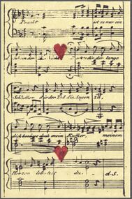Hearts-2 (French) Photo of the reproduction Musical playing cards (facsimile Piatnik, 1981)