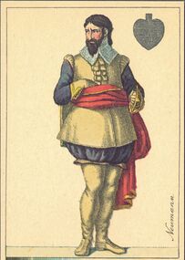 Spades-Jack (French) Photo of the reproduction Card almanac for 1807 (facsimile Georg Olms, 1970)