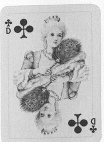 Clubs-Queen (French)