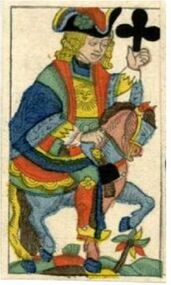 Clubs-Cavalier (Tarot)